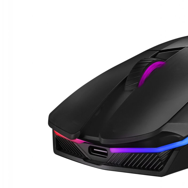 ASUS ROG Chakram souris Droitier RF Wireless + Bluetooth + USB Type-A Optique 16000 DPI