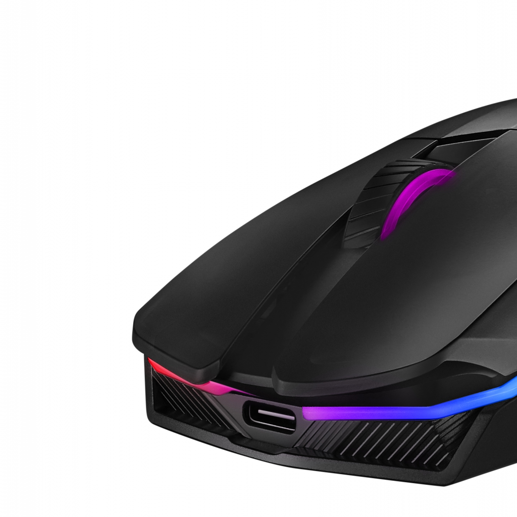 ASUS ROG Chakram souris Droitier RF Wireless + Bluetooth + USB Type-A Optique 16000 DPI ASUS ROG Chakram souris Droitier RF Wireless + Bluetooth + USB Type-A Optique 16000 DPI