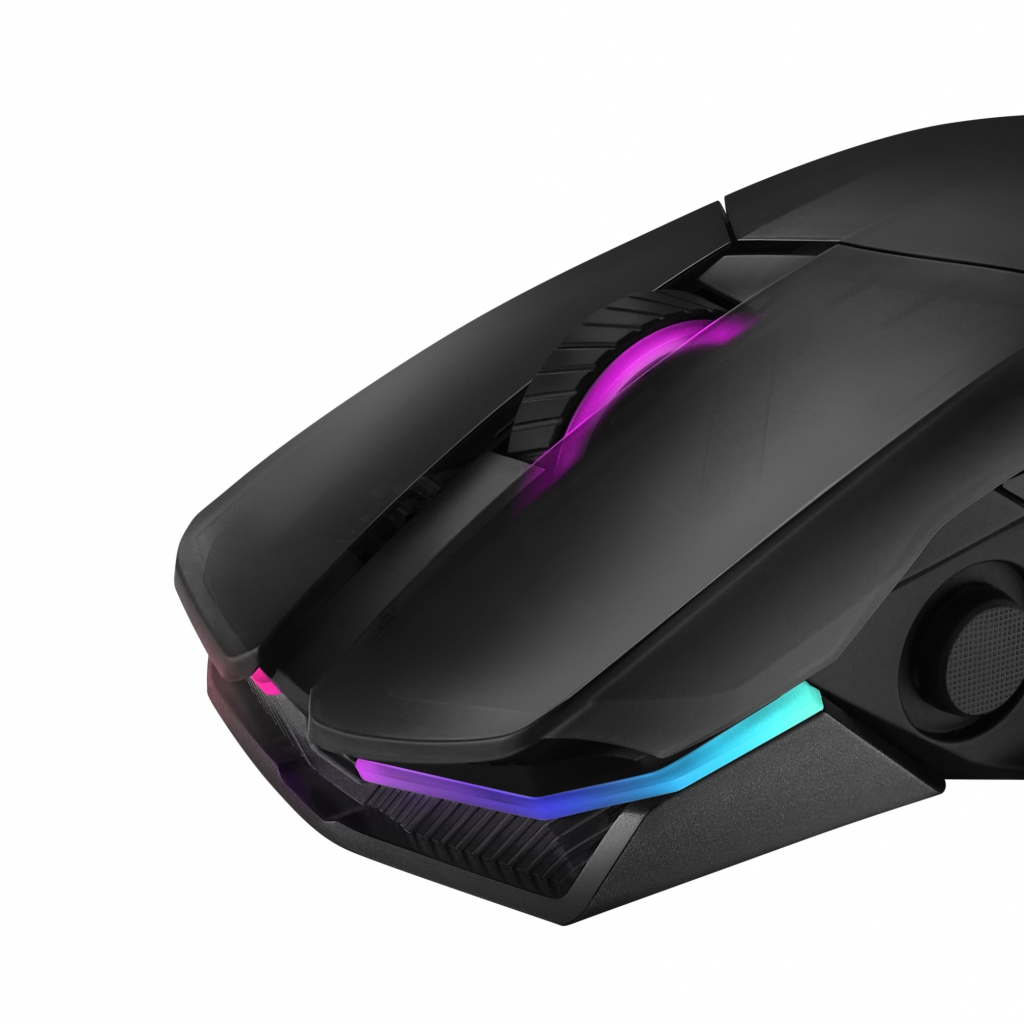 ASUS ROG Chakram souris Droitier RF Wireless + Bluetooth + USB Type-A Optique 16000 DPI ASUS ROG Chakram souris Droitier RF Wireless + Bluetooth + USB Type-A Optique 16000 DPI