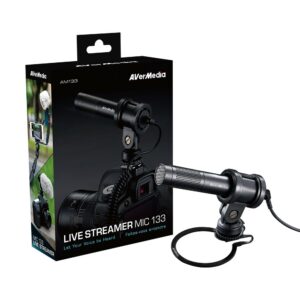 AVerMedia AM133 microphone Noir Microphone pour entretien AVerMedia AM133 microphone Noir Microphone pour entretien