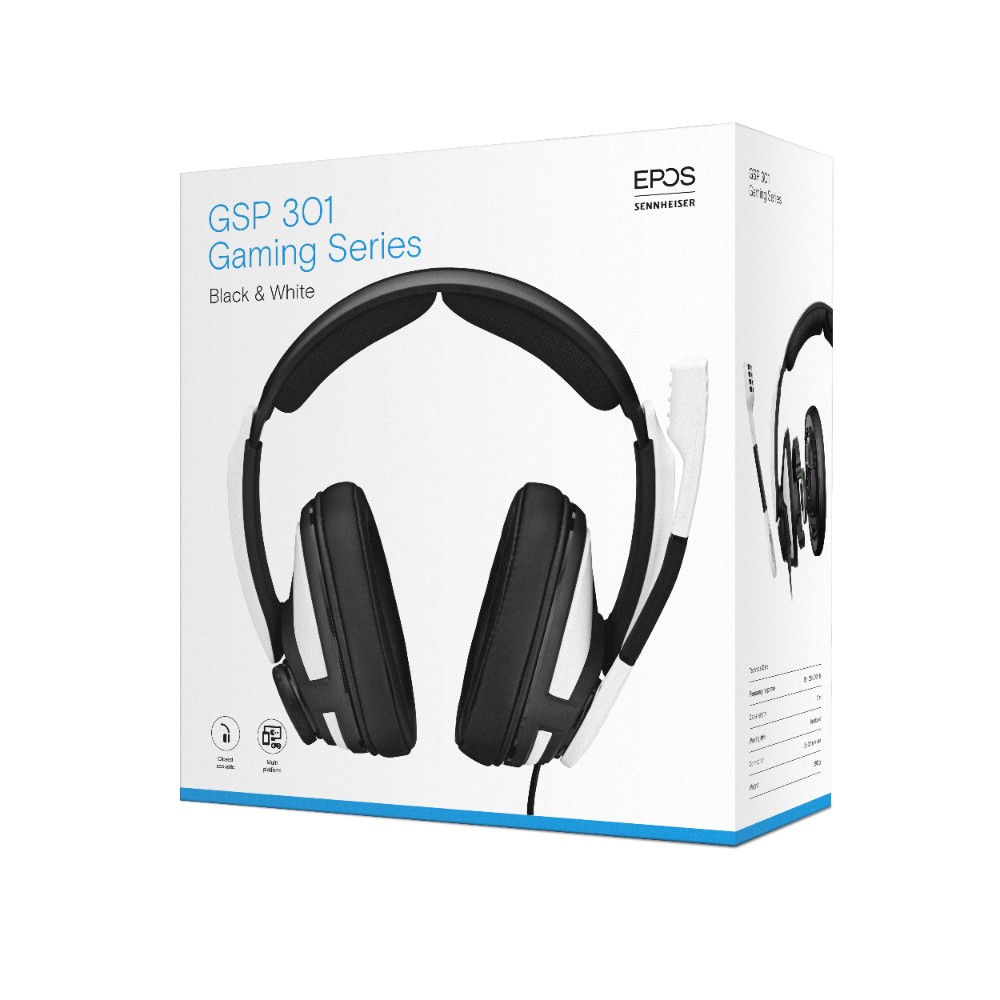 Casque gaming GSP 301 - Blanc Casque gaming GSP 301 - Blanc