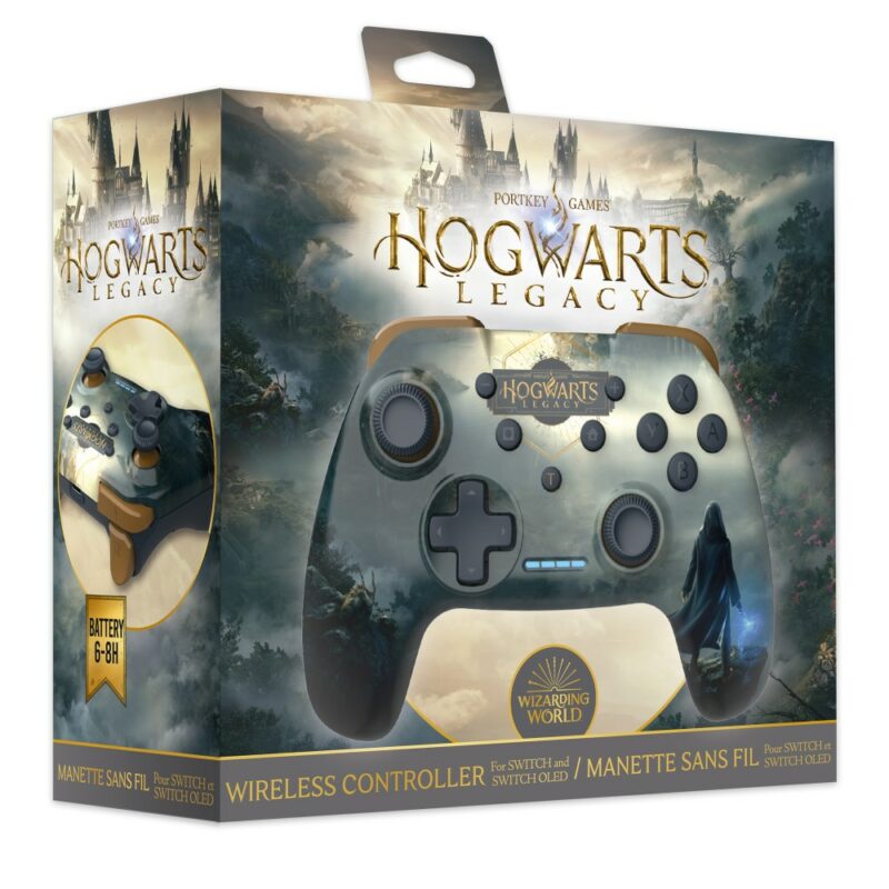 Manette de jeu sans fil édition Harry Potter Hogwarts Legacy Paysage pour Nintendo Switch