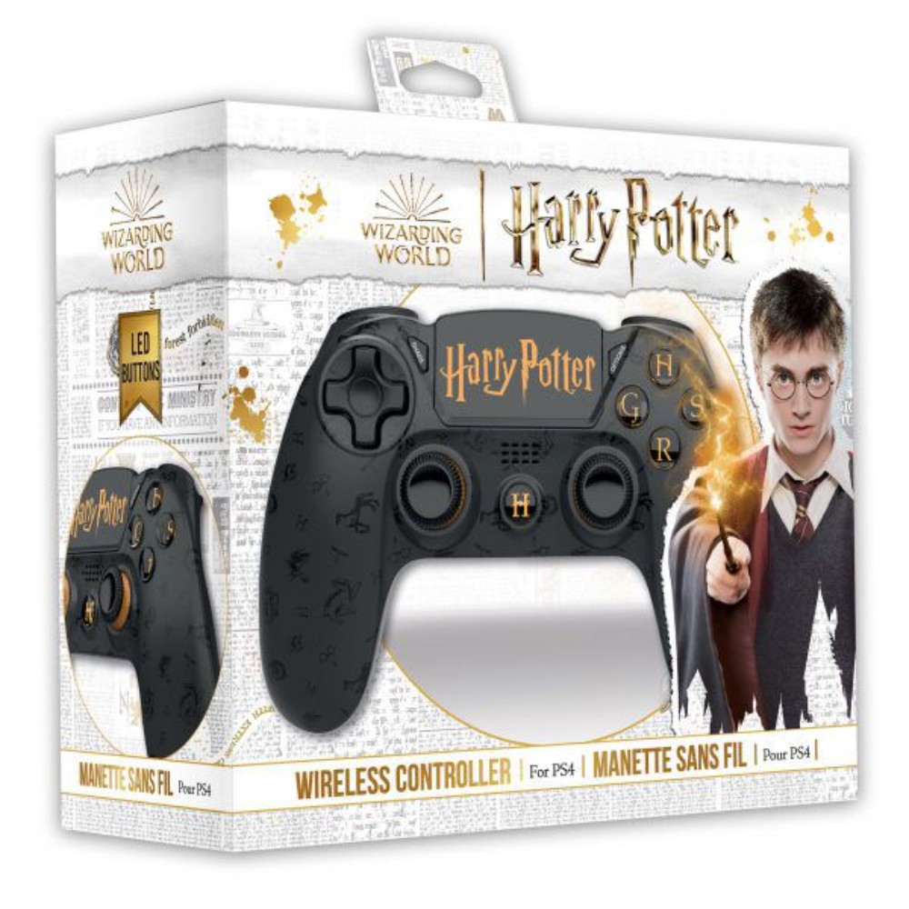 Manette de jeu édition Harry Potter pour PS4 - Noir Manette de jeu édition Harry Potter pour PS4 - Noir