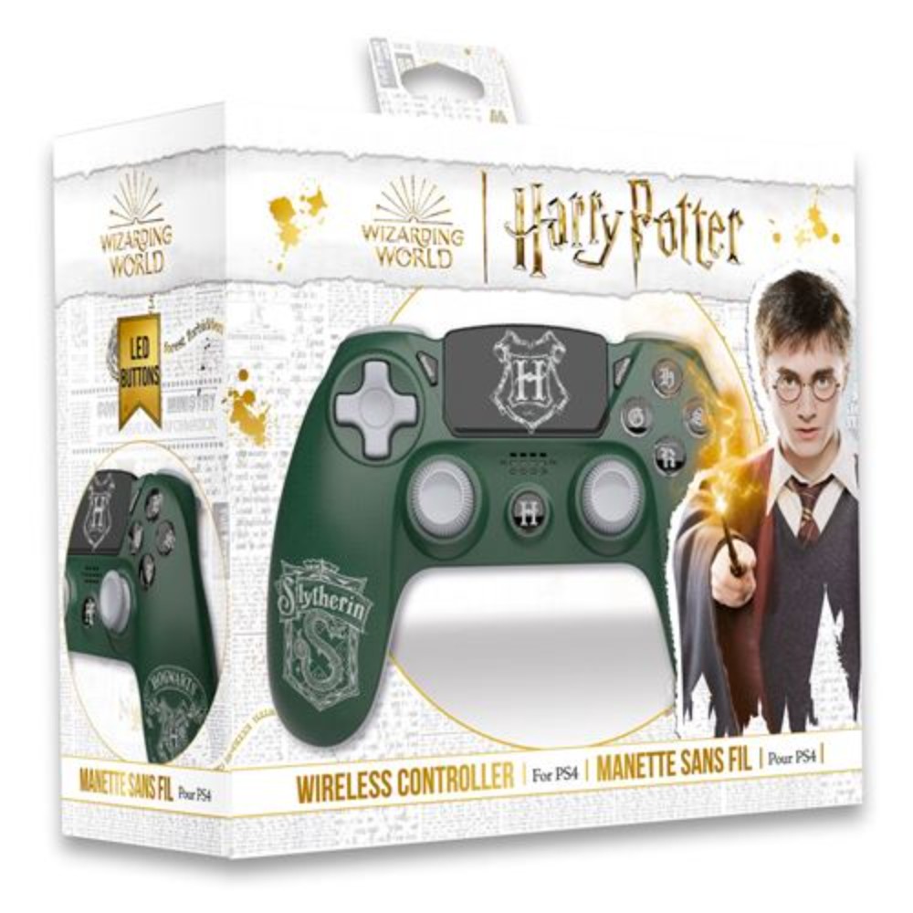 Manette de jeu édition Harry Potter pour PS4 - Vert Manette de jeu édition Harry Potter pour PS4 - Vert
