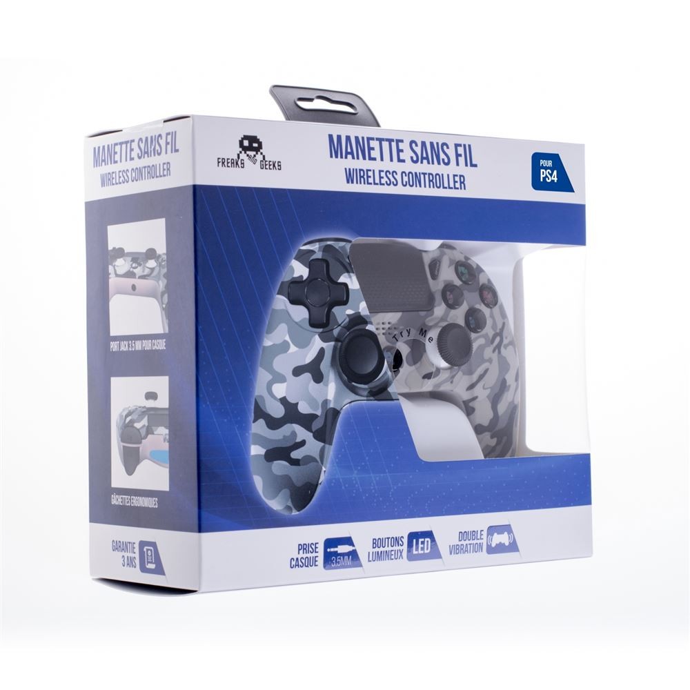 Manette sans fil pour PS4 - Camo Gris Manette sans fil pour PS4 - Camo Gris