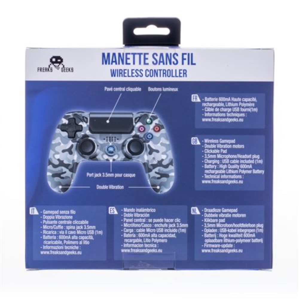Manette sans fil pour PS4 - Camo Gris Manette sans fil pour PS4 - Camo Gris