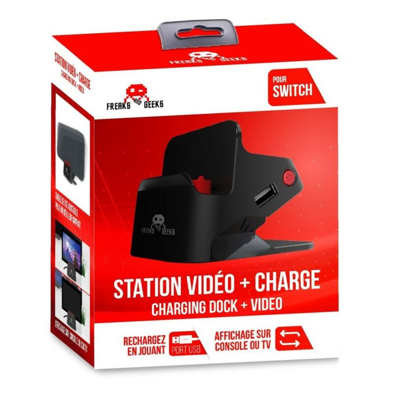 Stand 2 en 1 : Support TV & Station de charge