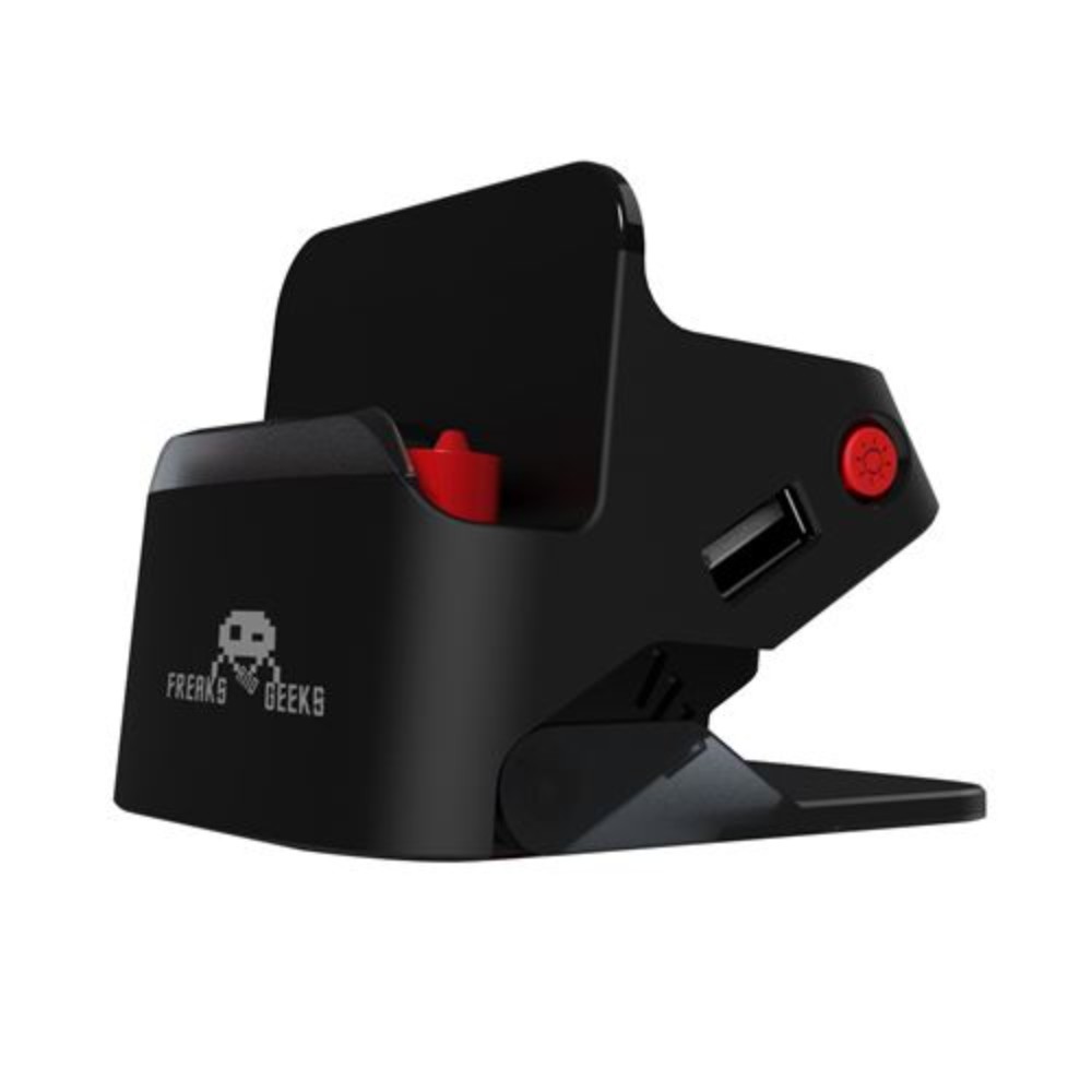 Stand 2 en 1 : Support TV & Station de charge Stand 2 en 1 : Support TV & Station de charge