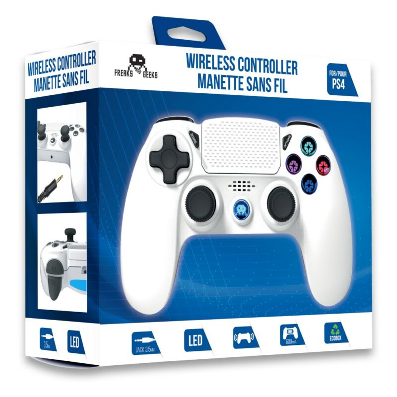 Manette sans fil pour PS4 - Blanc
