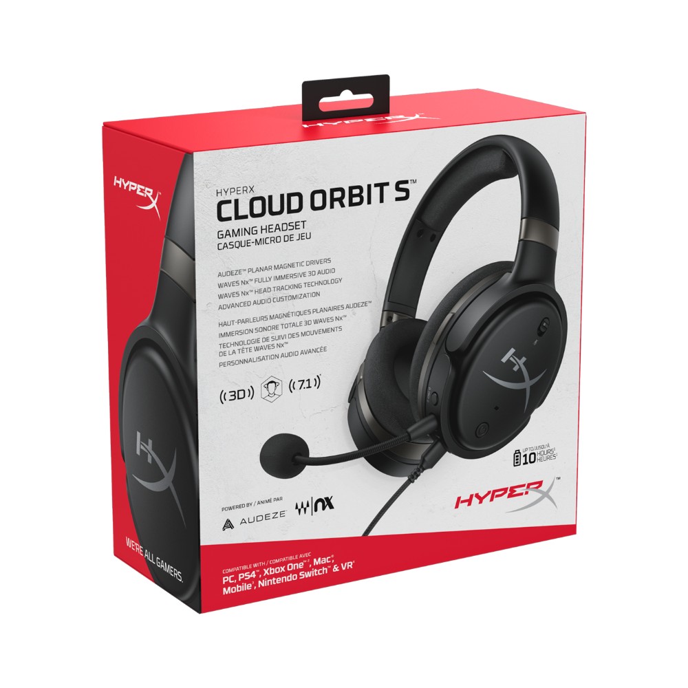 Micro-casque gaming filaire Cloud Orbit S - Noir Micro-casque gaming filaire Cloud Orbit S - Noir