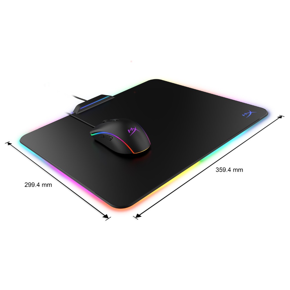 Tapis de souris gaming avec éclairage LED Ultra - Noir RVB Tapis de souris gaming avec éclairage LED Ultra - Noir RVB