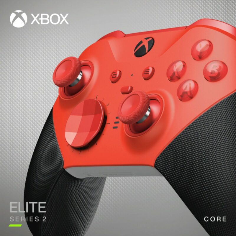Manette de jeu Xbox sans fil Elite Series 2 Core - Noir & Rouge