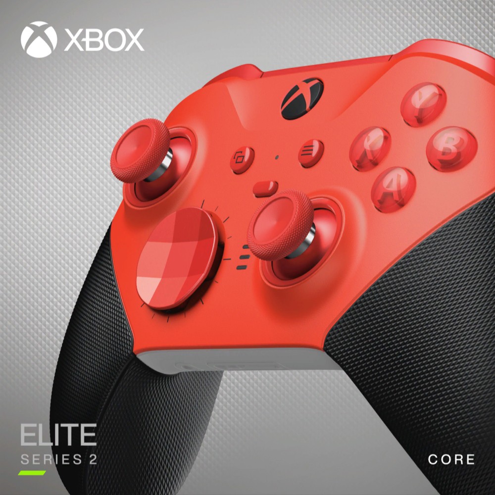 Manette de jeu Xbox sans fil Elite Series 2 Core - Noir & Rouge Manette de jeu Xbox sans fil Elite Series 2 Core - Noir & Rouge