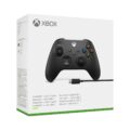 Manette de jeu Xbox sans fil avec câble de charge PC - Noir