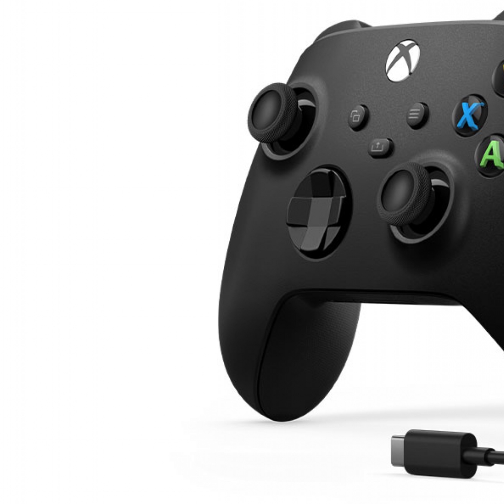 Manette de jeu Xbox sans fil avec câble de charge PC - Noir Manette de jeu Xbox sans fil avec câble de charge PC - Noir