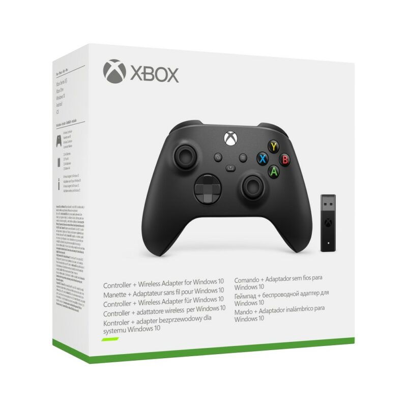 Manette Xbox avec adaptateur