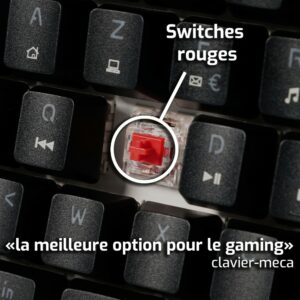 Clavier gaming mécanique compacte CA-100 TKL Clavier gaming mécanique compacte CA-100 TKL