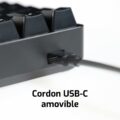 Clavier gaming mécanique compacte CA-100 TKL