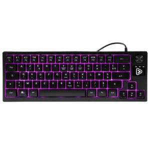 Clavier gaming filaire CA-50 rétroéclairé à membrane TKL Clavier gaming filaire CA-50 rétroéclairé à membrane TKL