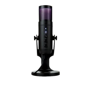 Microphone gaming / steaming MC-100 Pro avec effet d'écho - Noir Microphone gaming / steaming MC-100 Pro avec effet d'écho - Noir
