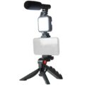Pack gaming Expert Streaming PS-50 : Trépied, LEDs, Lampe vidéo, Micro cardïoide, Déclench