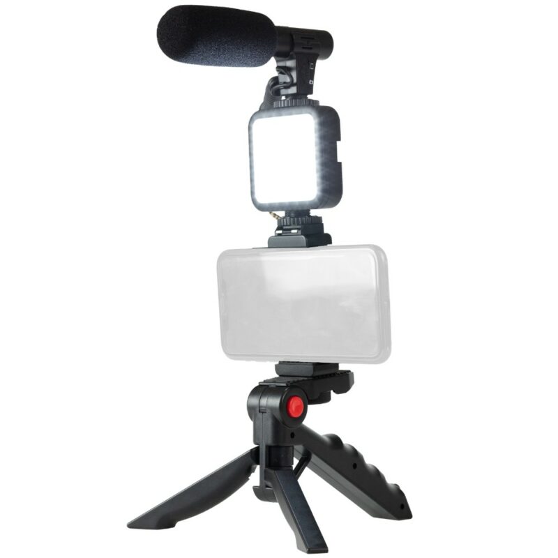 Pack gaming Expert Streaming PS-50 : Trépied, LEDs, Lampe vidéo, Micro cardïoide, Déclench