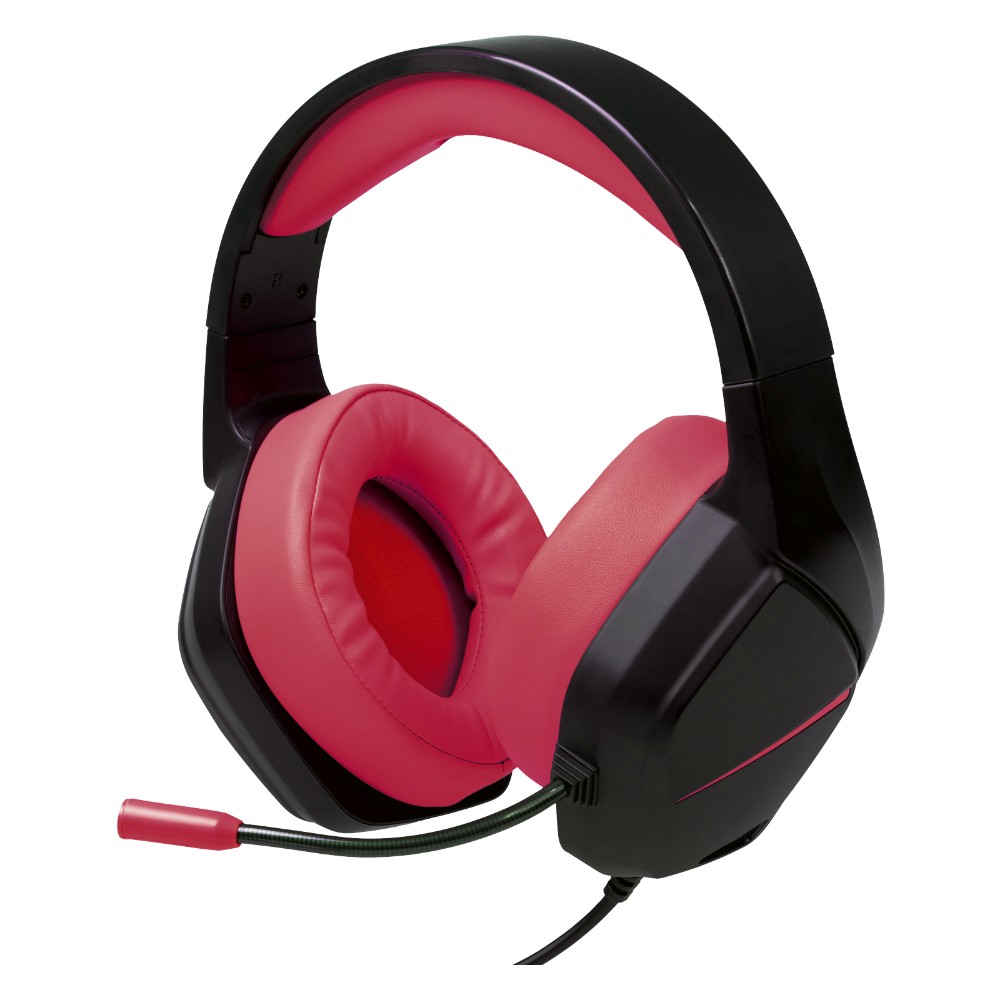 Casque-micro gaming CM-5 pour Nintendo Switch - Noir & Rouge Casque-micro gaming CM-5 pour Nintendo Switch - Noir & Rouge