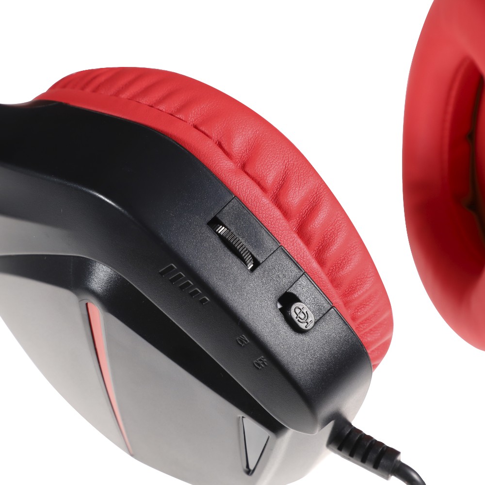 Casque-micro gaming CM-5 pour Nintendo Switch - Noir & Rouge Casque-micro gaming CM-5 pour Nintendo Switch - Noir & Rouge