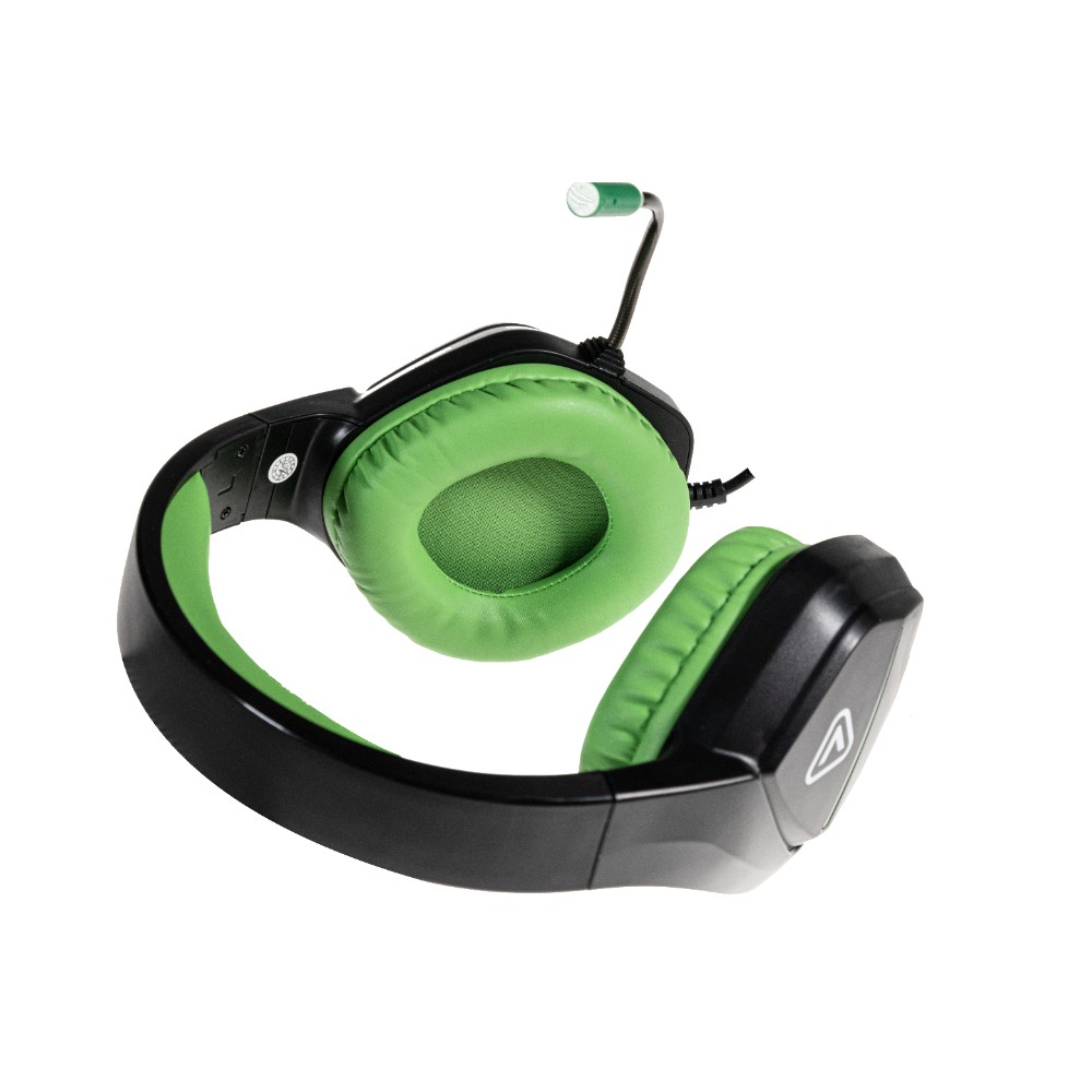 Casque-micro gaming CM-5 pour Xbox - Noir & Vert Casque-micro gaming CM-5 pour Xbox - Noir & Vert