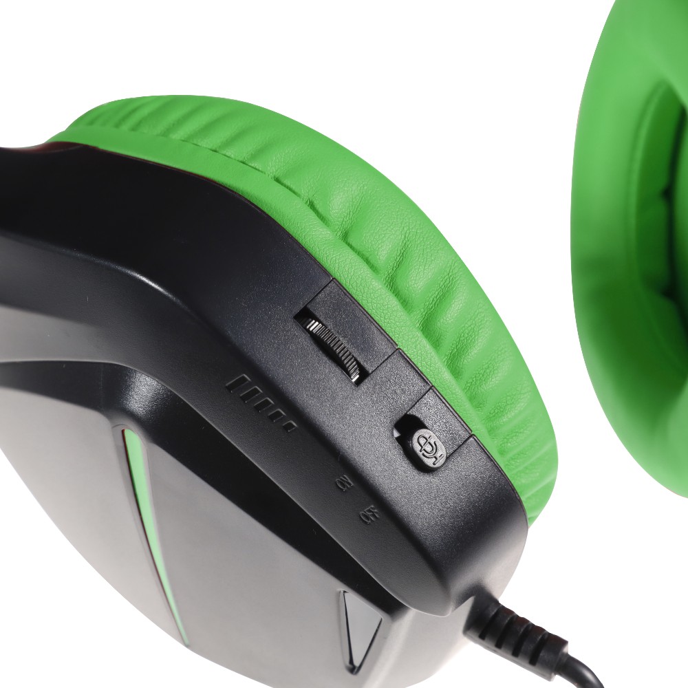 Casque-micro gaming CM-5 pour Xbox - Noir & Vert Casque-micro gaming CM-5 pour Xbox - Noir & Vert
