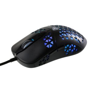 Souris gaming (nid d'abeille) SO-4 - Noir RVB Souris gaming (nid d'abeille) SO-4 - Noir RVB