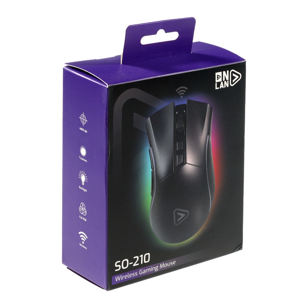 Souris gaming sans fil SO-210 - Noir Souris gaming sans fil SO-210 - Noir