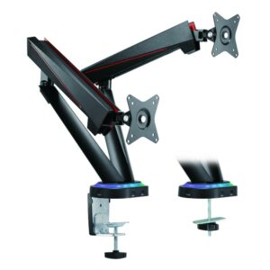 Support moniteur double Supreme Pro - Noir