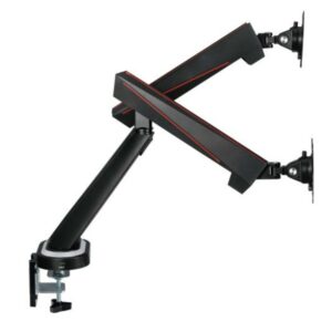 Support moniteur double Supreme Pro - Noir