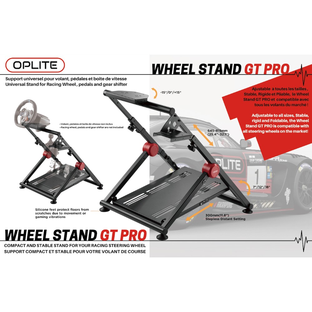 Support volant & pédales gaming Wheel Stand GT Pro Support volant & pédales gaming Wheel Stand GT Pro