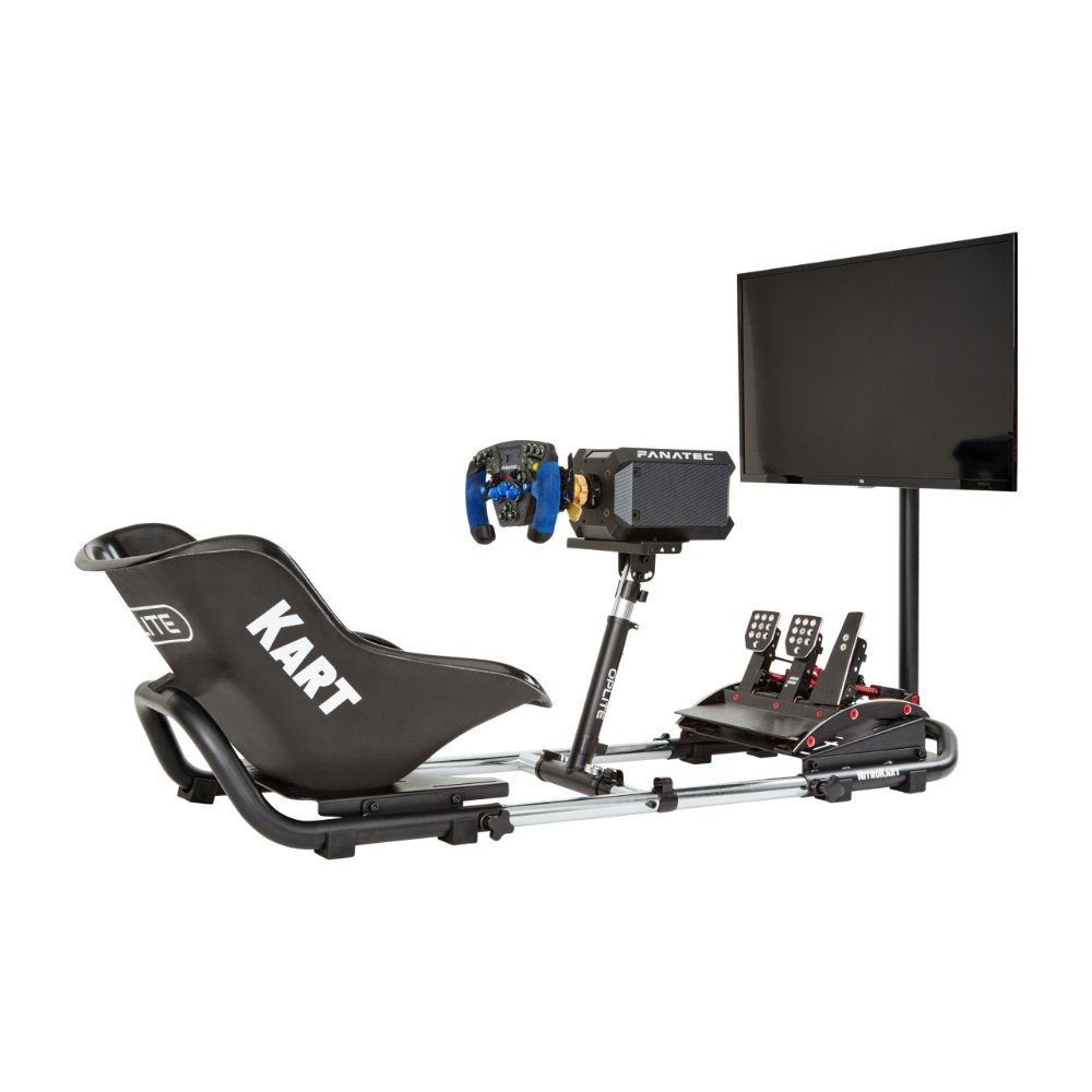 Cockpit (siège) de simulation automobile NitroKart - Noir Cockpit (siège) de simulation automobile NitroKart - Noir