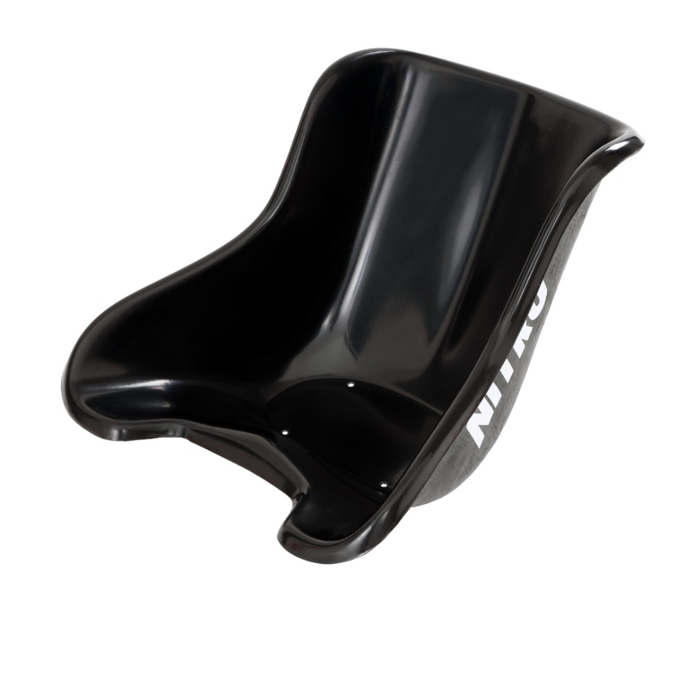 Siège baquet gaming en fibre de verre - Noir Siège baquet gaming en fibre de verre - Noir