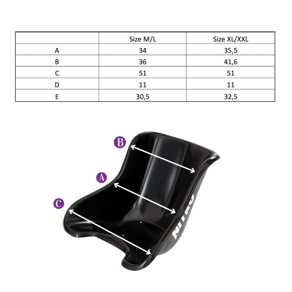 Siège baquet gaming en fibre de verre - Noir Siège baquet gaming en fibre de verre - Noir
