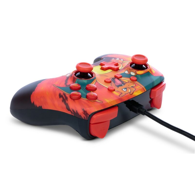 Manette de jeu filaire édition Pokémon Charizard Vortex pour Nintendo Switch