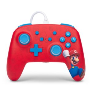 Manette de jeu filaire édition Mario Woo-hoo! pour Nintendo Switch - Rouge Manette de jeu filaire édition Mario Woo-hoo! pour Nintendo Switch - Rouge