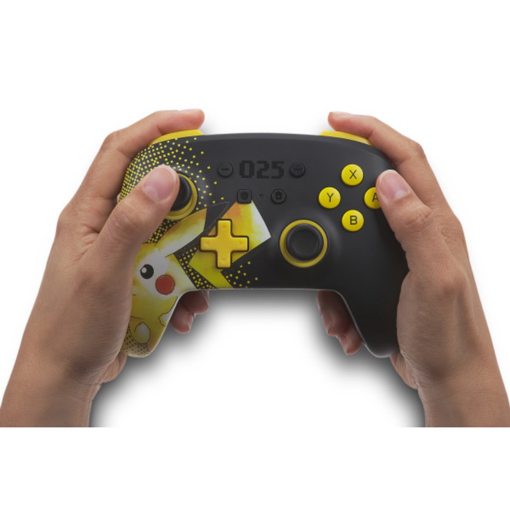 Manette de jeu sans fil améliorée édition 25 ans de Pikachu pour Nintendo Switch Manette de jeu sans fil améliorée édition 25 ans de Pikachu pour Nintendo Switch