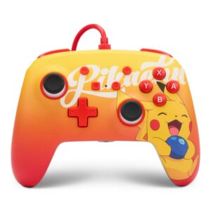 Manette de jeu filaire édition Oran Berry Pikachu pour Nintendo Switch Manette de jeu filaire édition Oran Berry Pikachu pour Nintendo Switch