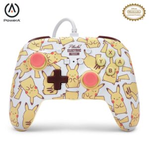 Manette de jeu filaire édition Pokémon Pikachu Blush pour Nintendo Switch Manette de jeu filaire édition Pokémon Pikachu Blush pour Nintendo Switch