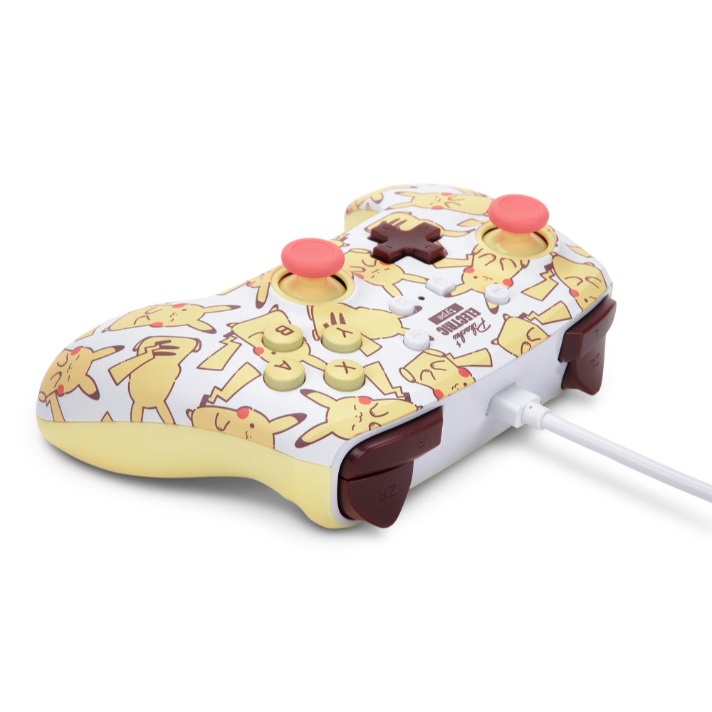 Manette de jeu filaire édition Pokémon Pikachu Blush pour Nintendo Switch Manette de jeu filaire édition Pokémon Pikachu Blush pour Nintendo Switch