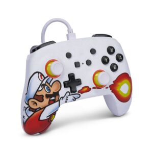 Manette de jeu filaire édition Mario Fireball pour Nintendo Switch Manette de jeu filaire édition Mario Fireball pour Nintendo Switch