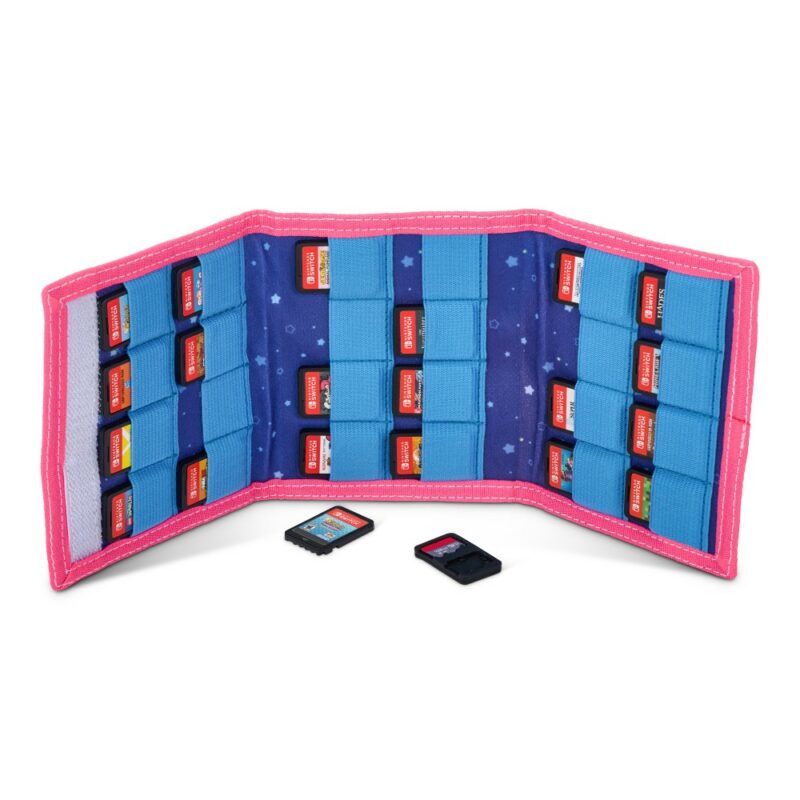 Porte-cartes de jeux à trois volets Kirby pour Nintendo Switch