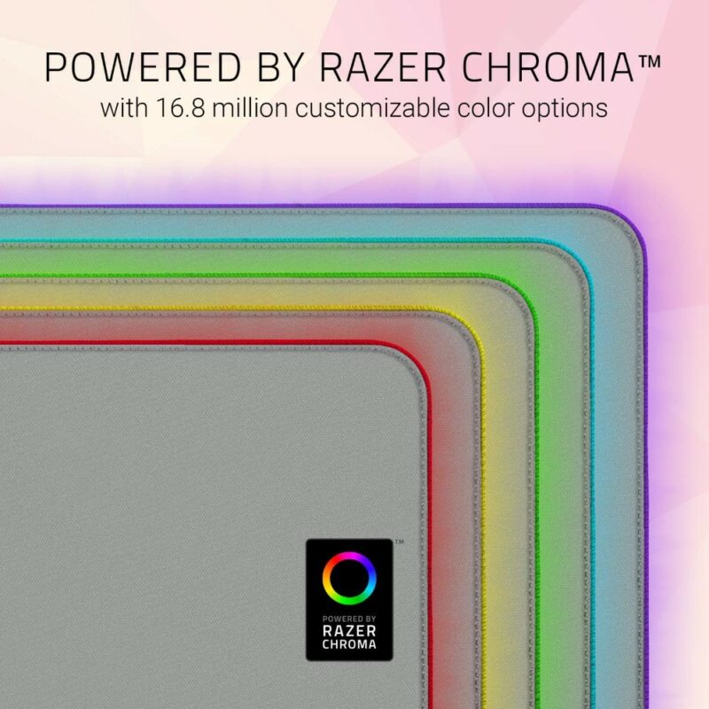 Tapis de souris gaming Goliathus Extended Chroma - Gris & Rose