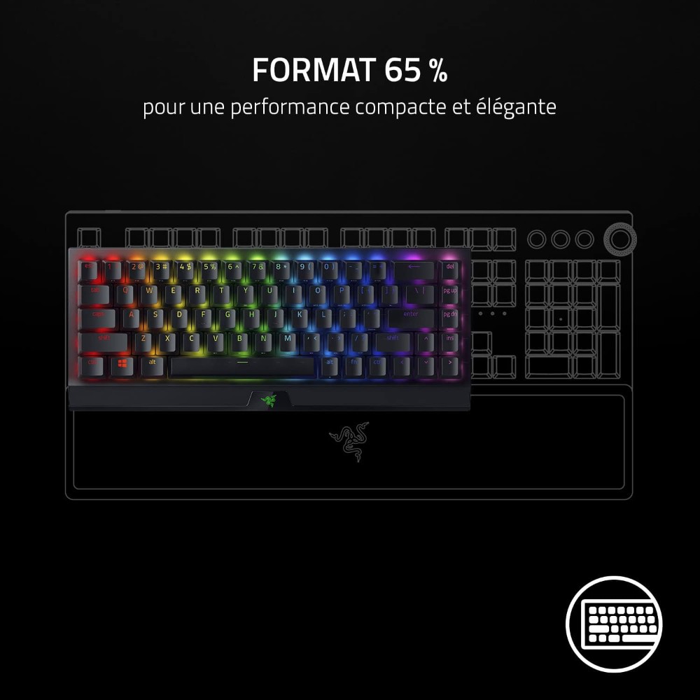 BLACKWIDOW V3 MINI HYPERSPEED CLAVIER GAMING BLACKWIDOW V3 MINI HYPERSPEED CLAVIER GAMING