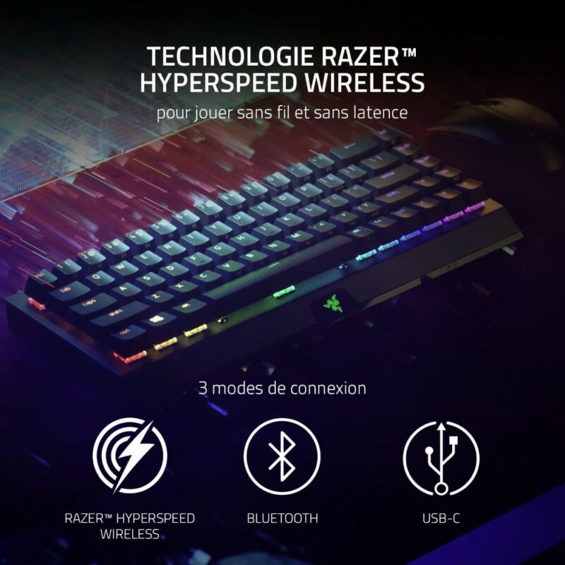 BLACKWIDOW V3 MINI HYPERSPEED CLAVIER GAMING