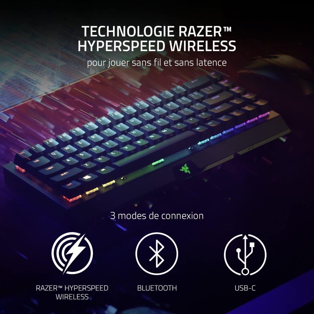 BLACKWIDOW V3 MINI HYPERSPEED CLAVIER GAMING BLACKWIDOW V3 MINI HYPERSPEED CLAVIER GAMING